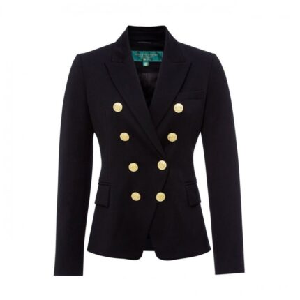 Holland Cooper Knightsbridge Blazer – Black Barathea – Ladies Clothing - Crep Direct UK Holland Cooper Knightsbridge Blazer – Black Barathea – Ladies Clothing - Crep Direct UK