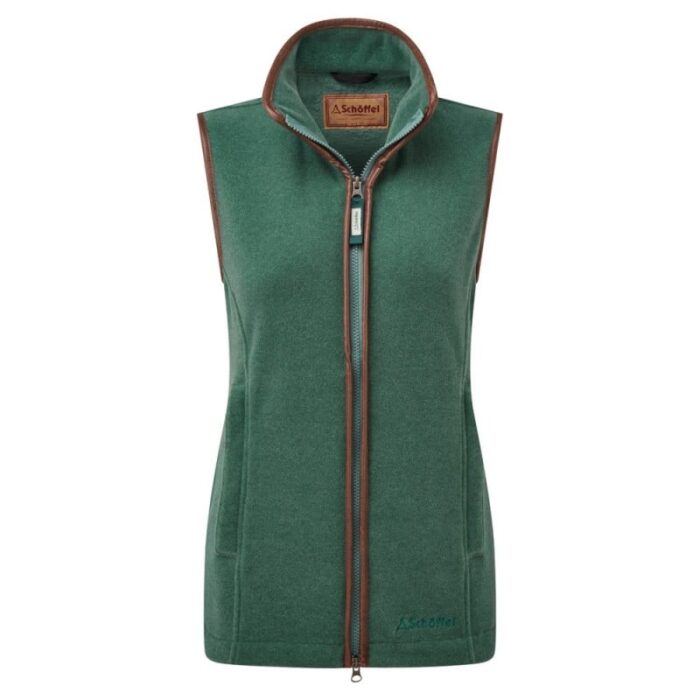 Schoffel Lyndon Fleece Gilets 1057 – Duck Egg – Ladies Clothing - Crep Direct UK