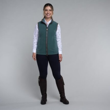 Schoffel Lyndon Fleece Gilets 1057 – Duck Egg – Ladies Clothing - Crep Direct UK