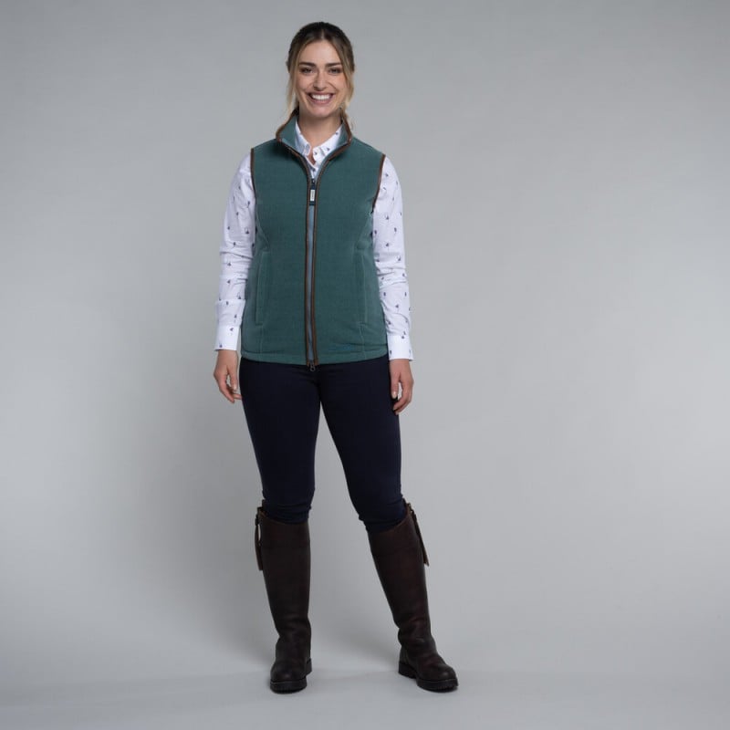 Schoffel Lyndon Fleece Gilets 1057 – Duck Egg – Ladies Clothing - Crep Direct UK