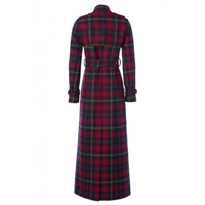 Holland Cooper Full Length Marlborough Trench – Logan Tartan – Ladies Clothing - Crep Direct UK