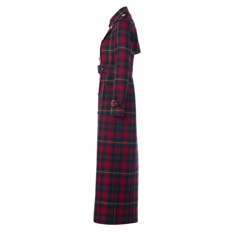 Holland Cooper Full Length Marlborough Trench – Logan Tartan – Ladies Clothing - Crep Direct UK