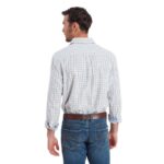 Schoffel Milton Tailored Shirt 4073 – Vintage Navy / Imp Blue Cotton – Mens Clothing - Crep Direct UK