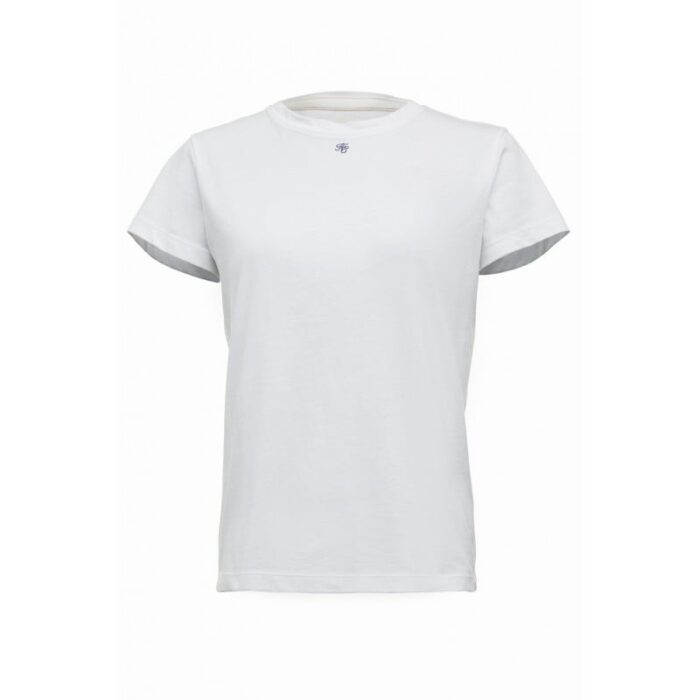 Holland Cooper Monogram Tee – White Cotton – Ladies Clothing - Crep Direct UK