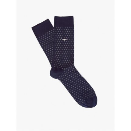 R. M. Williams Nelson Sock - Navy/Grey - Mens Clothing