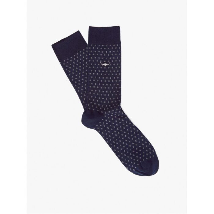 R. M. Williams Nelson Sock – Navy/Grey – Mens Clothing - Crep Direct UK
