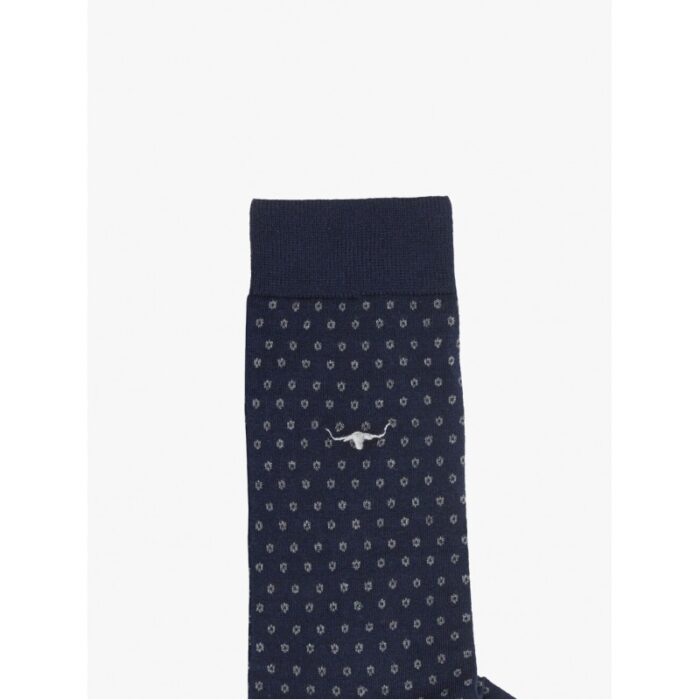 R. M. Williams Nelson Sock – Navy/Grey – Mens Clothing - Crep Direct UK