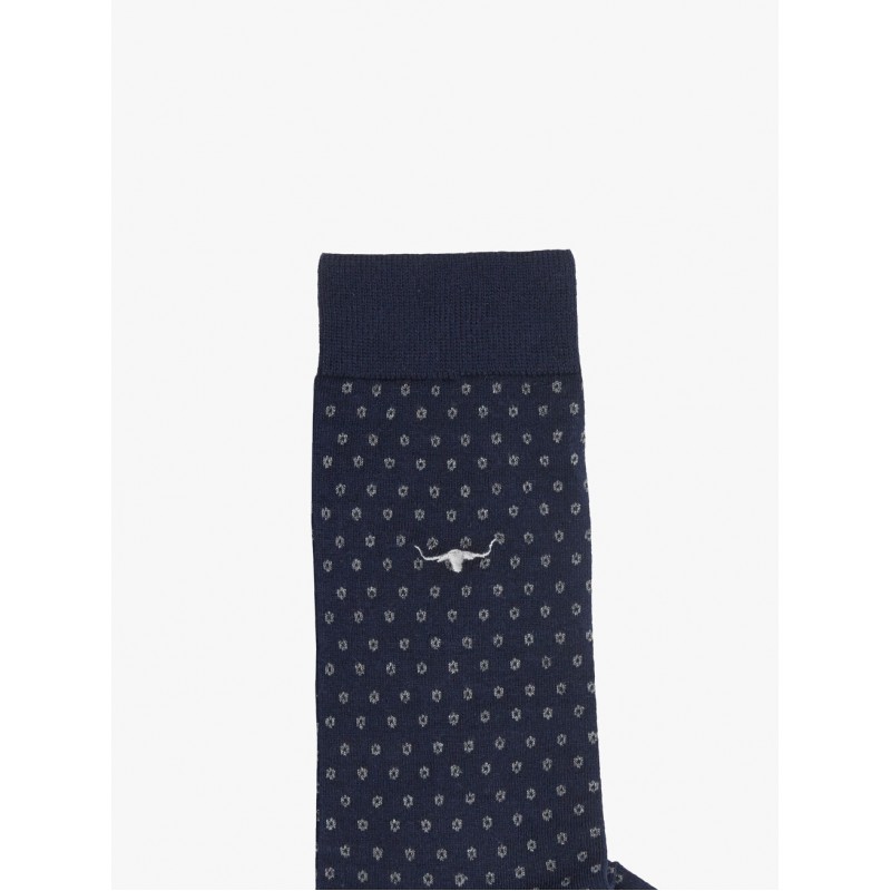 R. M. Williams Nelson Sock – Navy/Grey – Mens Clothing - Crep Direct UK