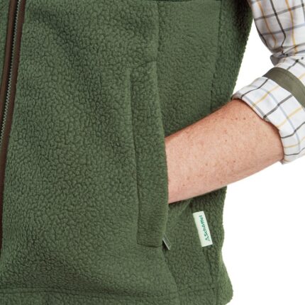 Schoffel Oakham Retro Fleece Gilet 23902 – Woodland – Mens Clothing - Crep Direct UK