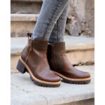 Panama Jack Pauline B10 Ankle Boots – Bark Leather – Womens Boots - Crep Direct UK