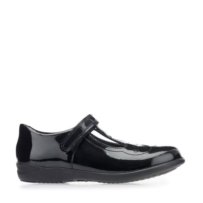 Start-Rite Poppy School Shoes – Black Patent – Girls School Shoes - Crep Direct UK