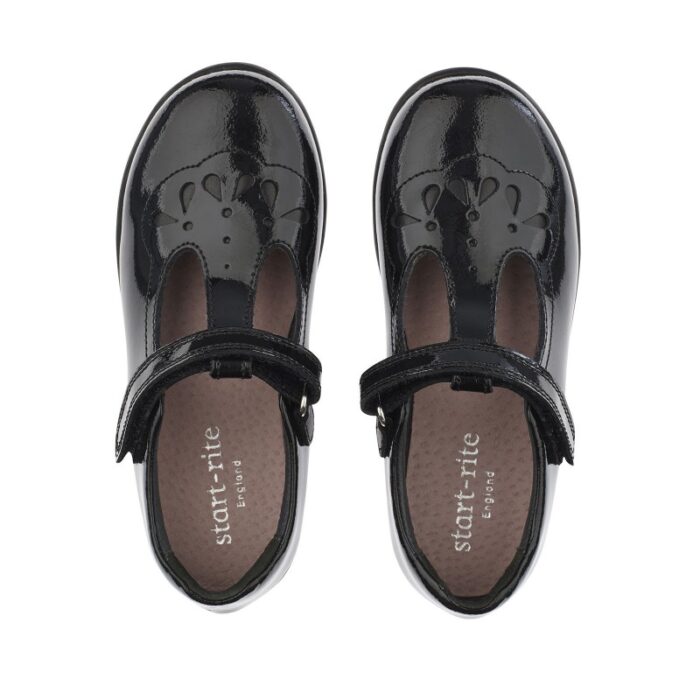 Start-Rite Poppy School Shoes – Black Patent – Girls School Shoes - Crep Direct UK