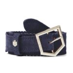 Fairfax and Favor Fairfax & Favor Regina Belt – Navy Suede – Ladies Clothing - Crep Direct UK