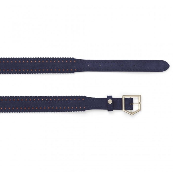 Fairfax and Favor Fairfax & Favor Regina Belt – Navy Suede – Ladies Clothing - Crep Direct UK