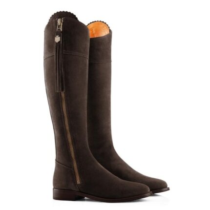 Fairfax and Favor Fairfax & Favor Regular Fit Flat Regina Boots – Chocolate Suede – Womens Boots - Crep Direct UK Fairfax and Favor Fairfax & Favor Regular Fit Flat Regina Boots – Chocolate Suede – Womens Boots - Crep Direct UK