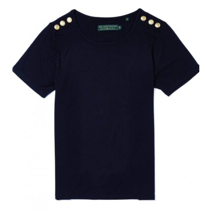 Holland Cooper Relax Fit Crew Neck Tee – Navy – Ladies Clothing - Crep Direct UK Holland Cooper Relax Fit Crew Neck Tee – Navy – Ladies Clothing - Crep Direct UK
