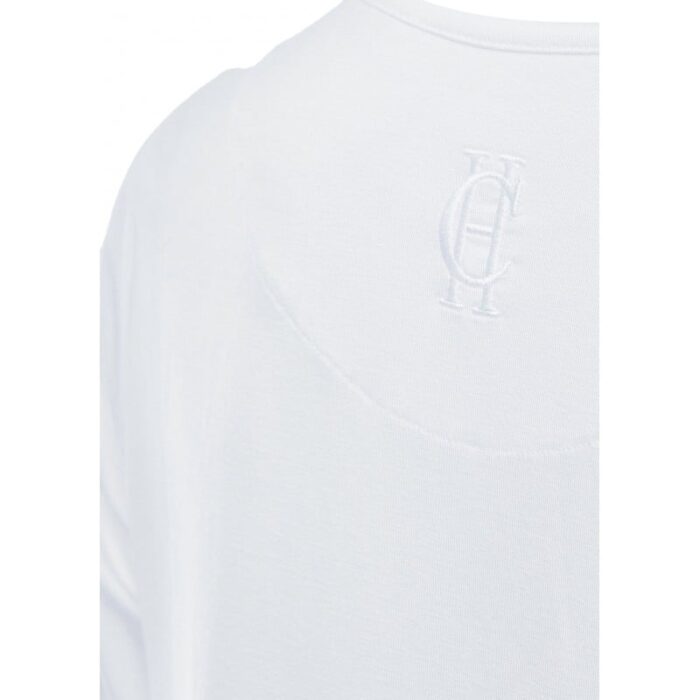Holland Cooper Relax Fit Crew Neck Tee – White – Ladies Clothing - Crep Direct UK