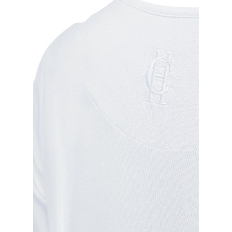 Holland Cooper Relax Fit Crew Neck Tee – White – Ladies Clothing - Crep Direct UK
