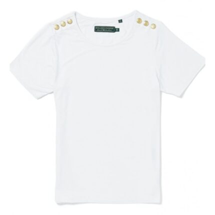 Holland Cooper Relax Fit Crew Neck Tee – White – Ladies Clothing - Crep Direct UK Holland Cooper Relax Fit Crew Neck Tee – White – Ladies Clothing - Crep Direct UK