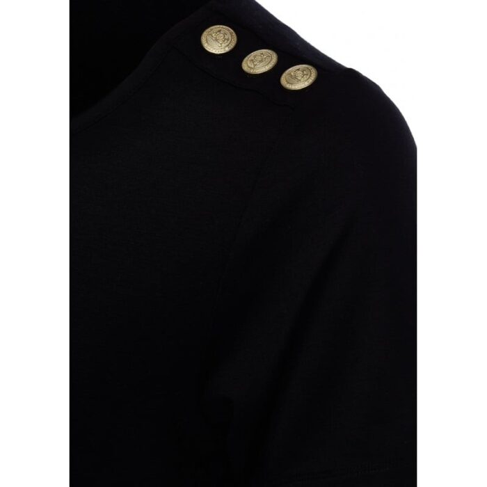 Holland Cooper Relax Fit V- Neck Tee – Black – Ladies Clothing - Crep Direct UK