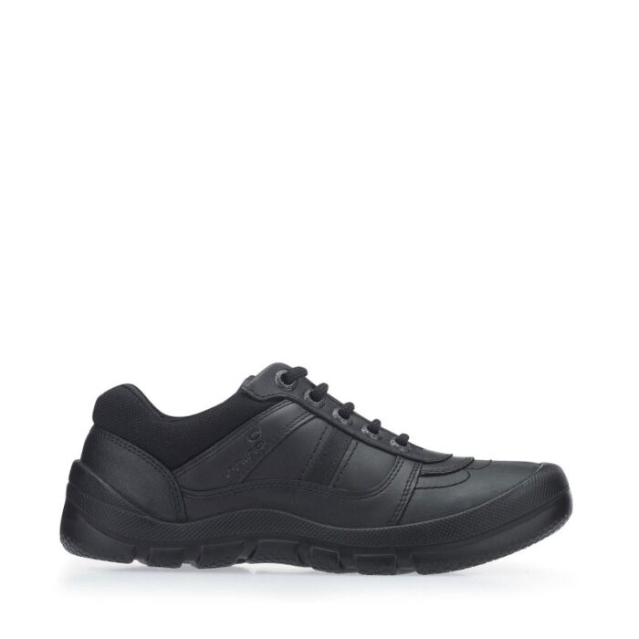 Start-Rite Rhino Sherman School Shoes – Black Leather – Boys School Shoes - Crep Direct UK