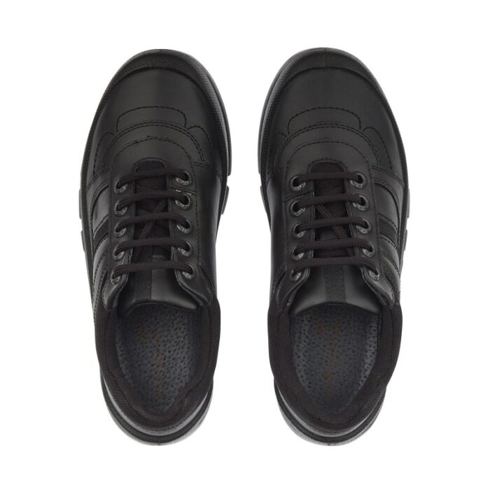 Start-Rite Rhino Sherman School Shoes – Black Leather – Boys School Shoes - Crep Direct UK