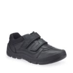 Start-Rite Rhino Warrior School Shoes – Black Leather – Boys School Shoes - Crep Direct UK