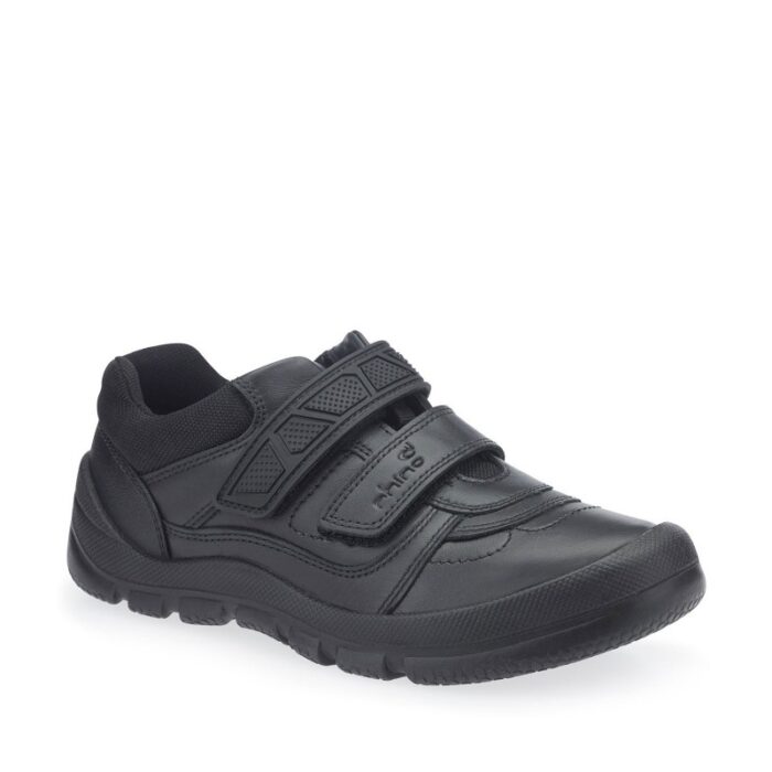 Start-Rite Rhino Warrior School Shoes – Black Leather – Boys School Shoes - Crep Direct UK