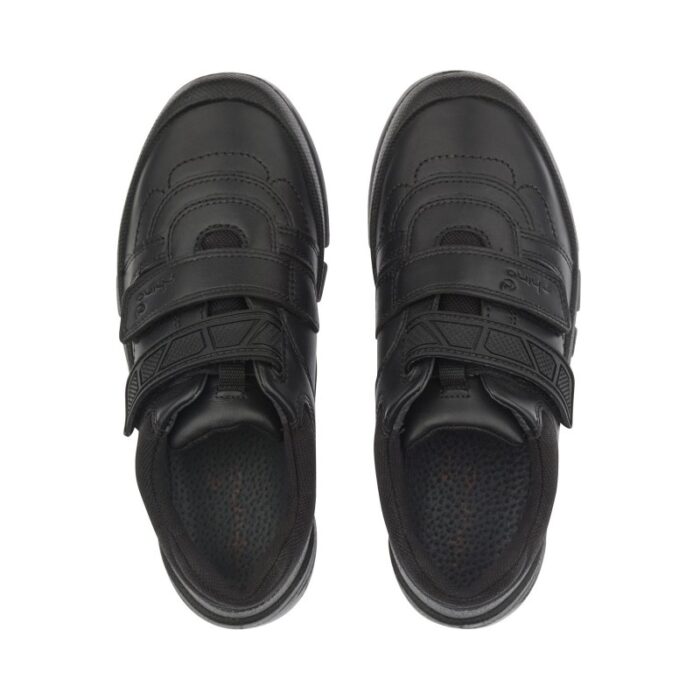 Start-Rite Rhino Warrior School Shoes – Black Leather – Boys School Shoes - Crep Direct UK