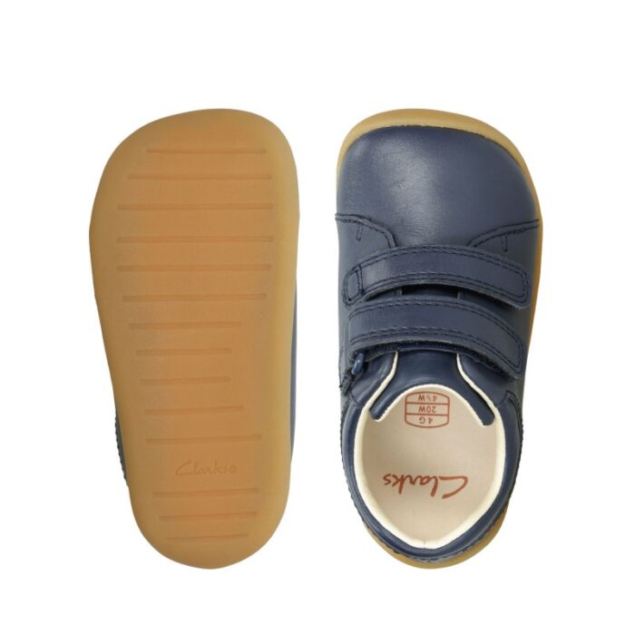 Clarks Roamer Craft Toddler Shoes – Navy – Boys Shoes - Crep Direct UK