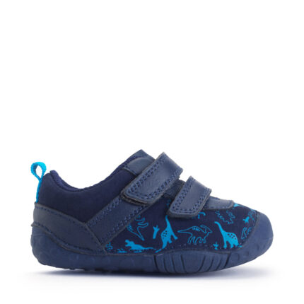Start-Rite Roar Shoes – French Navy Dino Nubuck / Leather – Boys First Shoes - Crep Direct UK Start-Rite Roar Shoes – French Navy Dino Nubuck / Leather – Boys First Shoes - Crep Direct UK