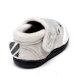 Chipmunks Rocco Memory Foam Slippers – Grey – Boys Slippers - Crep Direct UK
