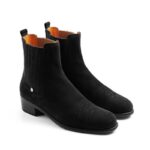 Fairfax and Favor Fairfax & Favor Rockingham Chelsea Boots – Black Suede – Womens Boots - Crep Direct UK