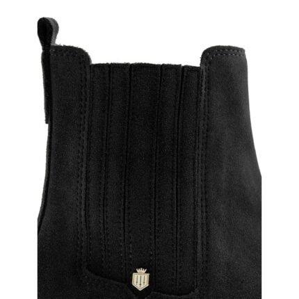 Fairfax and Favor Fairfax & Favor Rockingham Chelsea Boots – Black Suede – Womens Boots - Crep Direct UK