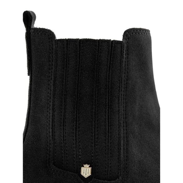 Fairfax and Favor Fairfax & Favor Rockingham Chelsea Boots – Black Suede – Womens Boots - Crep Direct UK