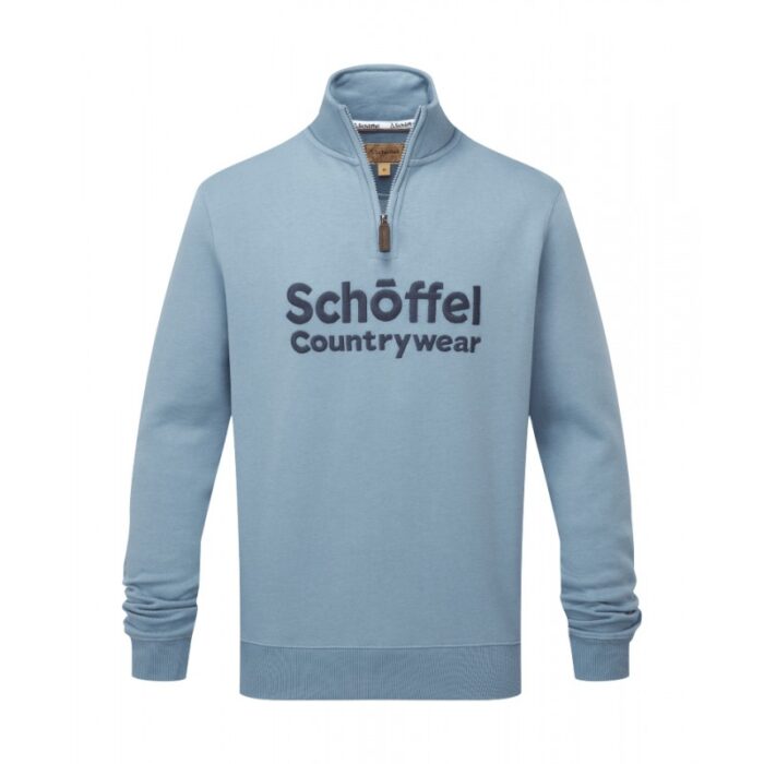 Schoffel Bude Sweatshirt 2020 – Pigeon Blue – Mens Clothing - Crep Direct UK