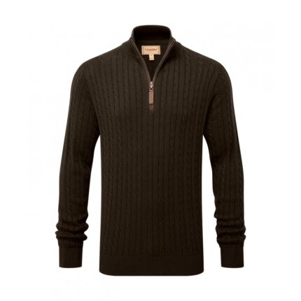 Schoffel Calton Cotton Cashmere Cable Knit 1/4 Zip Jumper 3148 – Loden Green – Mens Clothing - Crep Direct UK Schoffel Calton Cotton Cashmere Cable Knit 1/4 Zip Jumper 3148 – Loden Green – Mens Clothing - Crep Direct UK