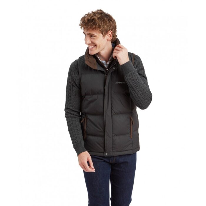 Schoffel Twickenham II Gilet 23741 – Charcoal – Mens Clothing - Crep Direct UK