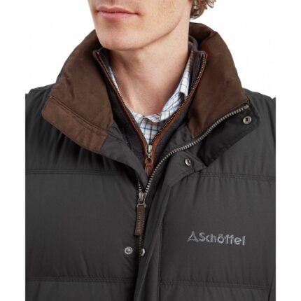 Schoffel Twickenham II Gilet 23741 - Charcoal - Mens Clothing