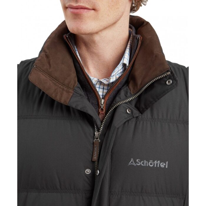 Schoffel Twickenham II Gilet 23741 – Charcoal – Mens Clothing - Crep Direct UK