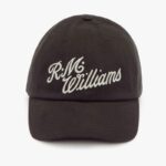 R. M. Williams Script Cap – Black Silver – Mens Hats & Caps - Crep Direct UK