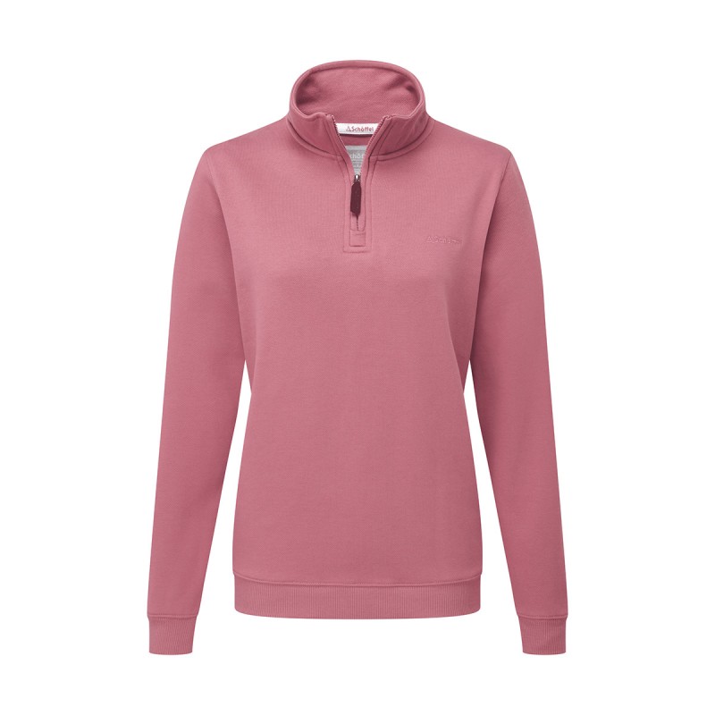 Schoffel Sennen Cove Sweatshirt 4500 – Dark French Rose – Ladies Clothing - Crep Direct UK Schoffel Sennen Cove Sweatshirt 4500 – Dark French Rose – Ladies Clothing - Crep Direct UK