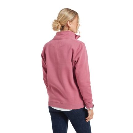 Schoffel Sennen Cove Sweatshirt 4500 – Dark French Rose – Ladies Clothing - Crep Direct UK