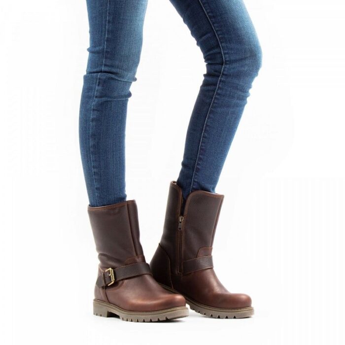 Panama Jack Singapur Boots – Chestnut Leather – Womens Boots - Crep Direct UK