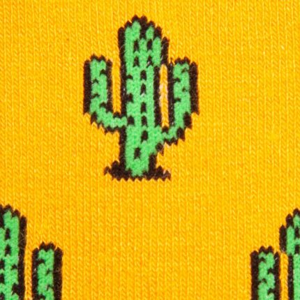 Swole Panda Cactus Bamboo Socks – Yellow – Mens Clothing - Crep Direct UK