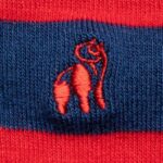Swole Panda Striped Socks – Classic Red – Mens Clothing - Crep Direct UK