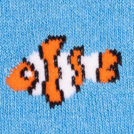 Swole Panda Clown Fish Bamboo Socks – Blue – Ladies Clothing - Crep Direct UK