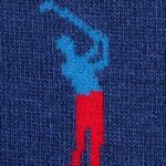 Swole Panda Golfer Bamboo Socks – Blue – Mens Clothing - Crep Direct UK