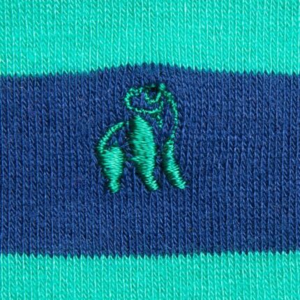 Swole Panda Striped Bamboo Socks – Lime Green – Mens Clothing - Crep Direct UK