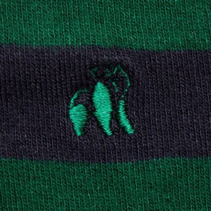 Swole Panda Striped Bamboo Socks – Racing Green – Mens Clothing - Crep Direct UK
